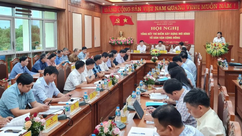 Đề án Tổ Dân vận cộng đồng và những bước đột phá trong công tác dân vận tại tỉnh Bắc Giang